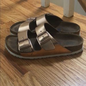 Rose Gold Birkenstock’s